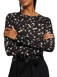 Shaw Botanical Cotton-Blend Crewneck T-Shirt