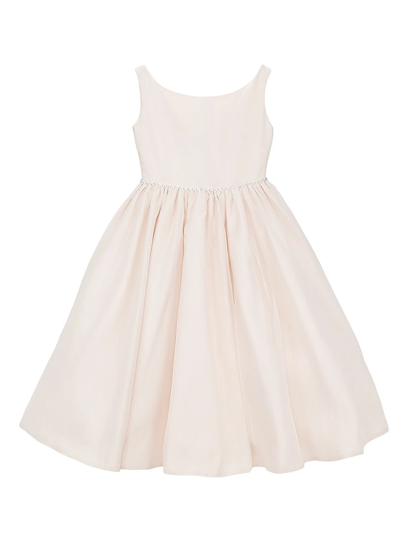 Little Girl's & Macis Sleeveless Organza Dress