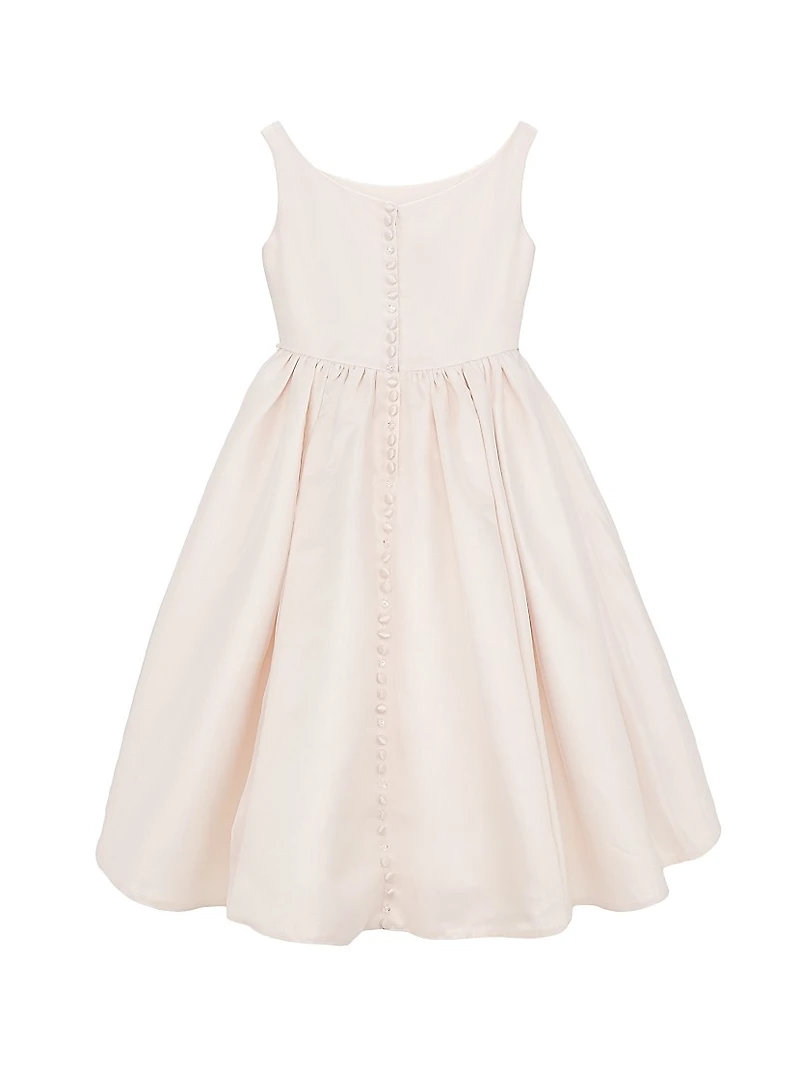 Little Girl's & Macis Sleeveless Organza Dress