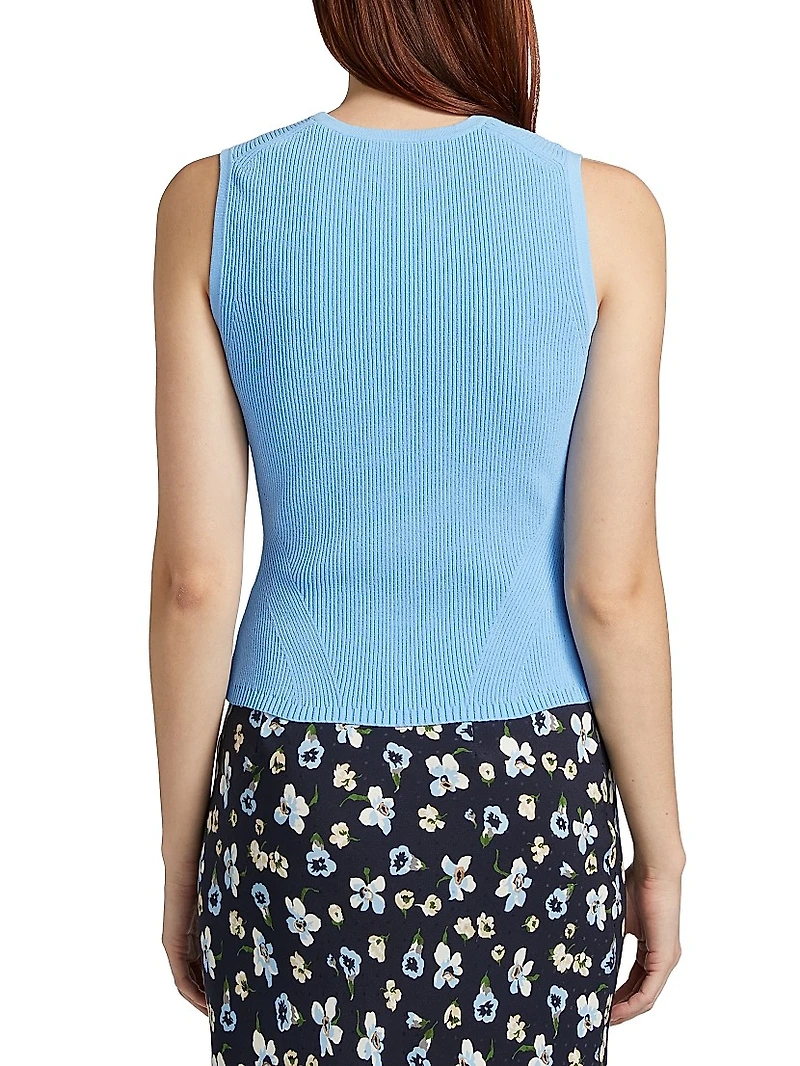 Sid Crewneck Sleeveless Pullover