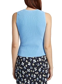 Sid Crewneck Sleeveless Pullover