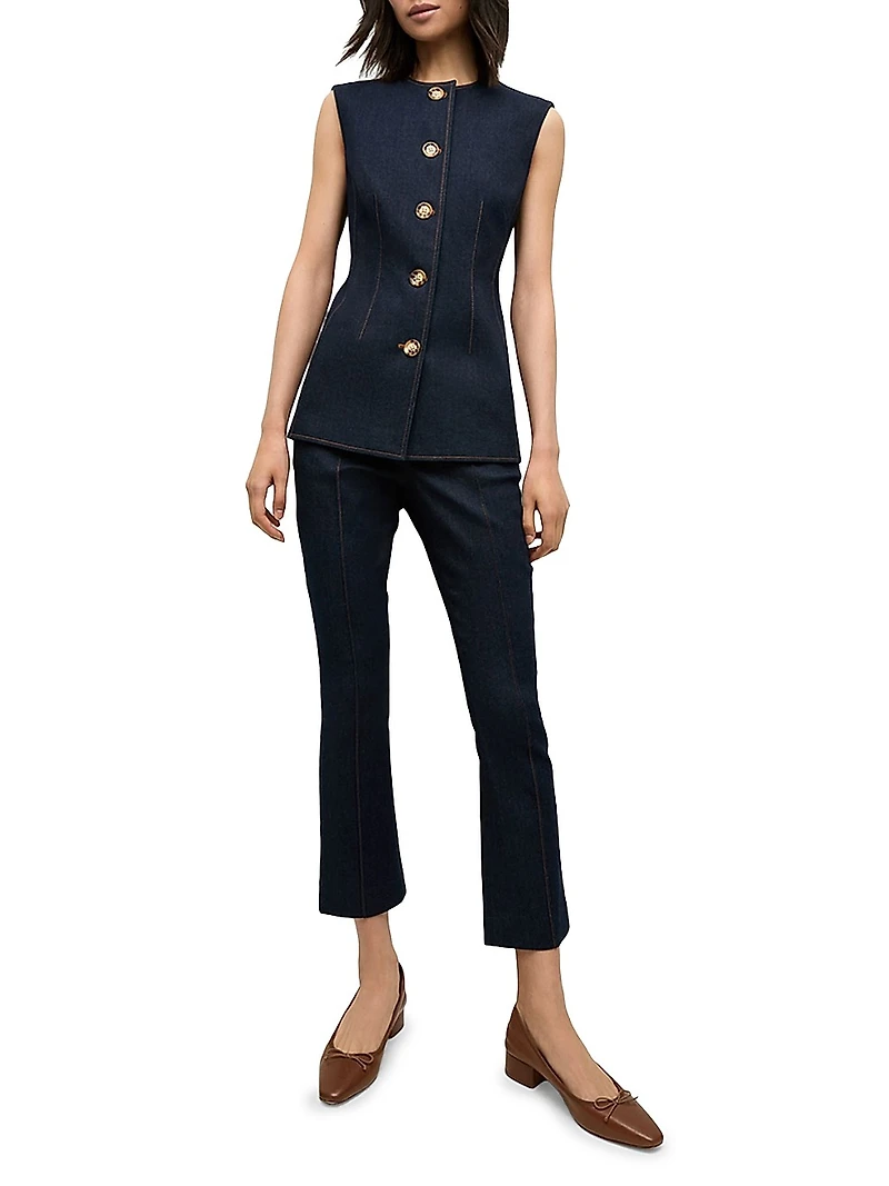 Tani Stretch-Cotton Pants