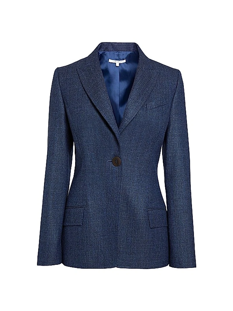 Wool Single-Breasted Blazer