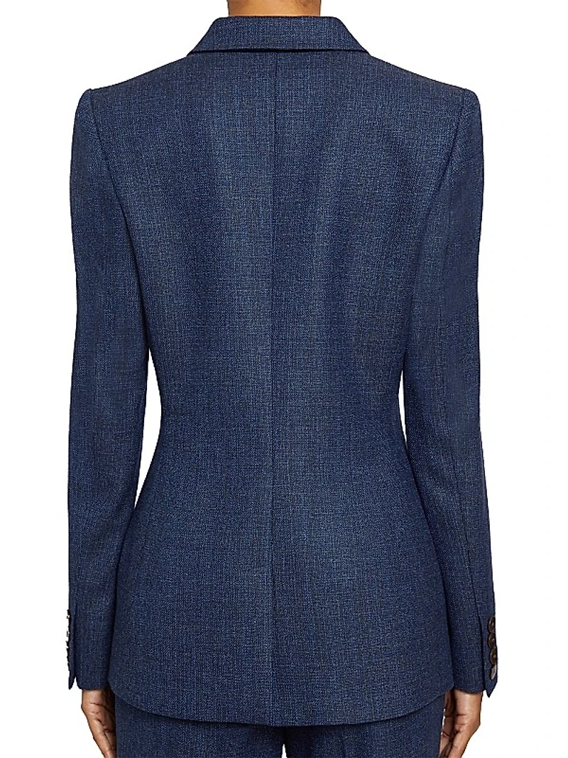 Wool Single-Breasted Blazer