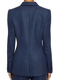 Wool Single-Breasted Blazer