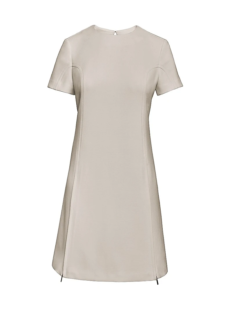 Crepe A-Line Dress