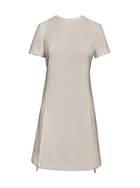 Crepe A-Line Dress