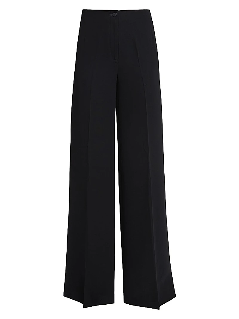 Cady Tailored Wide-Leg Pants