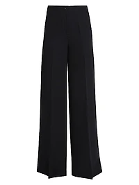 Cady Tailored Wide-Leg Pants