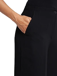 Cady Tailored Wide-Leg Pants