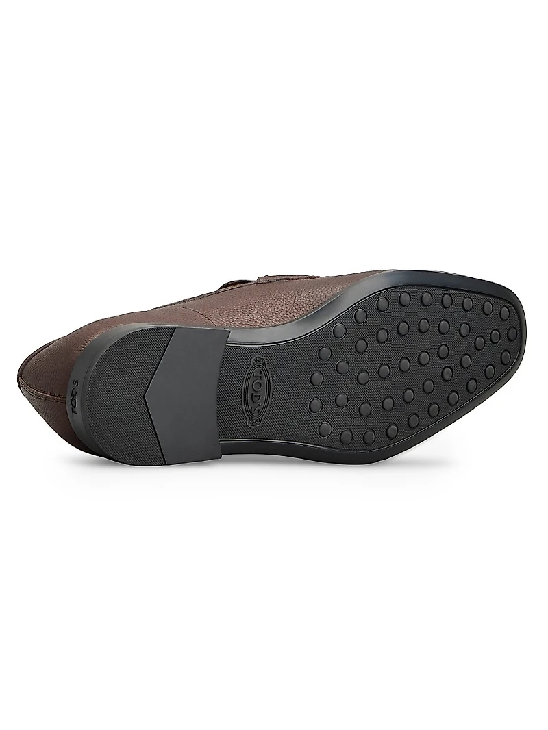 Logo-Detailed Leather Loafers