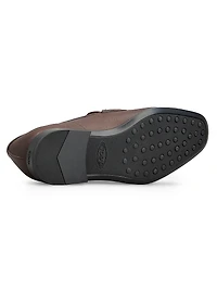Logo-Detailed Leather Loafers