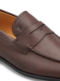 Logo-Detailed Leather Loafers