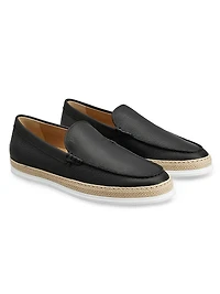 Leather Slipper-Style Loafers