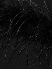 Freya Feather Strapless Dress