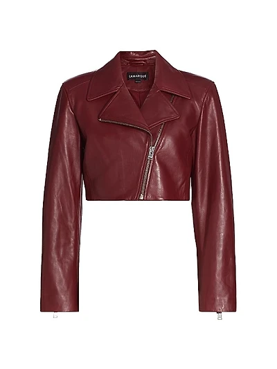 Daylin Cropped Biker Jacket