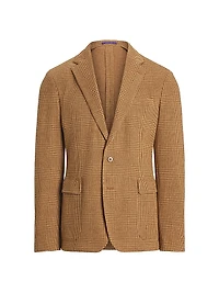 Hadley Hand-Tailored Plaid Jersey Jacket