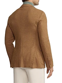 Hadley Hand-Tailored Plaid Jersey Jacket