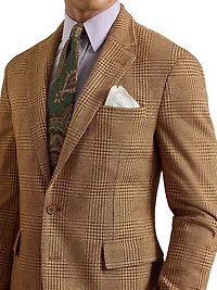 Hadley Hand-Tailored Plaid Jersey Jacket