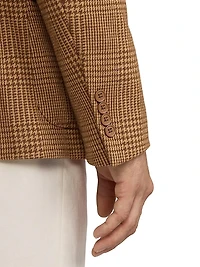 Hadley Hand-Tailored Plaid Jersey Jacket