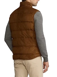 Mardell Reversible Suede Down Vest