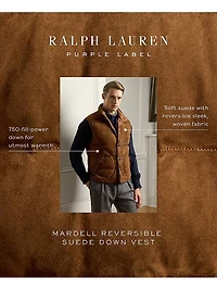 Mardell Reversible Suede Down Vest