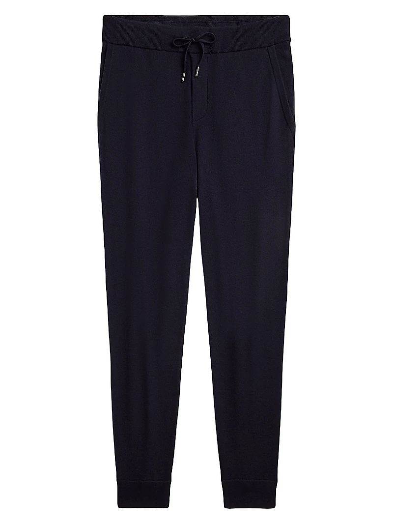 Wool-Cashmere Jogger Pants