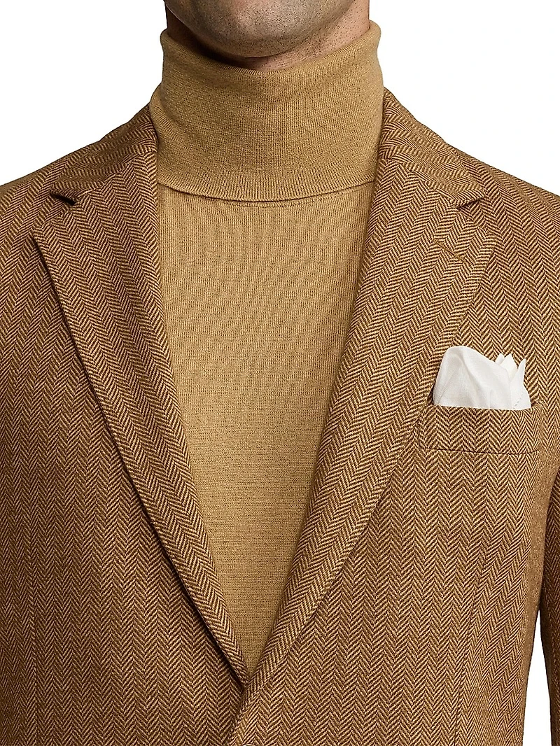 Hadley Hand-Tailored Herringbone Jacket