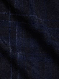 Plaid Wool-Blend Shirt