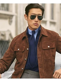 Plaid Wool-Blend Shirt