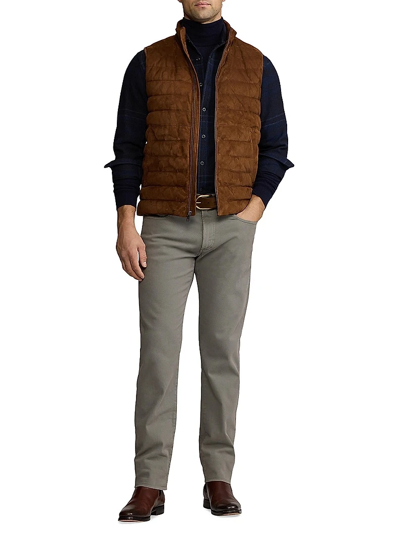 Plaid Wool-Blend Shirt