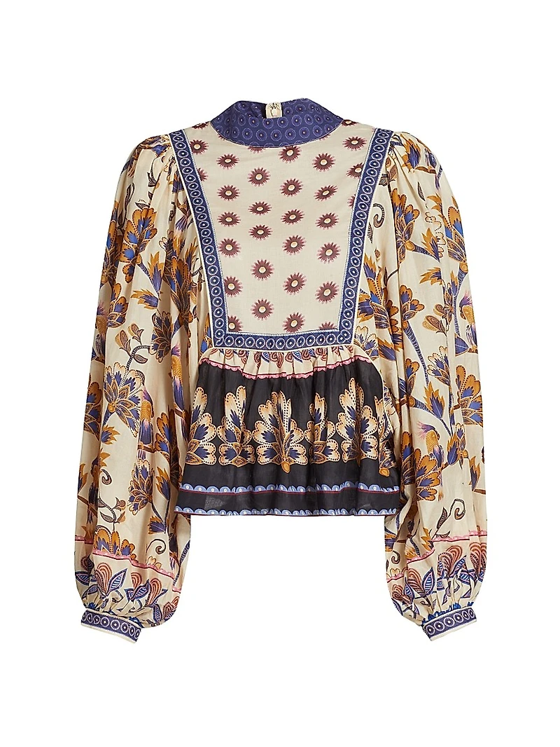 Ainika Floral Cotton Blouse