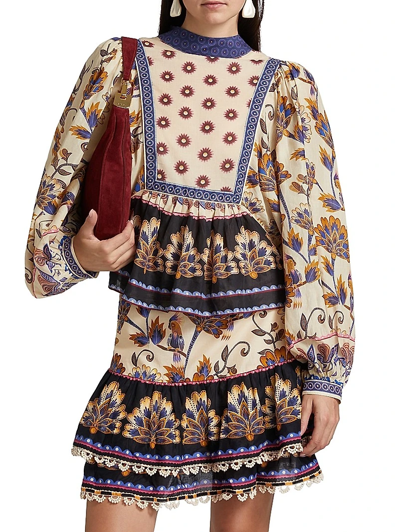 Ainika Floral Cotton Blouse