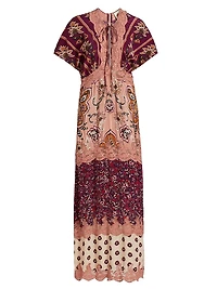 Glam Tapestry Maxi Dress