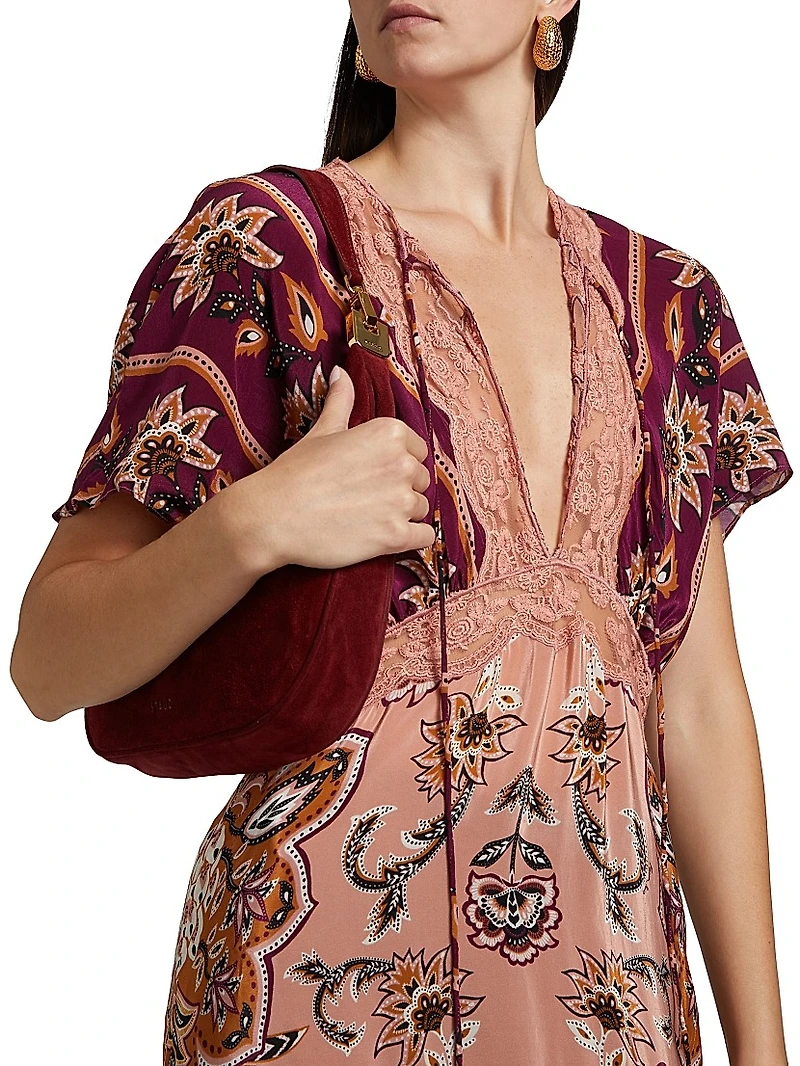 Glam Tapestry Maxi Dress
