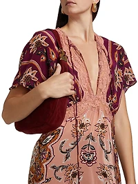 Glam Tapestry Maxi Dress