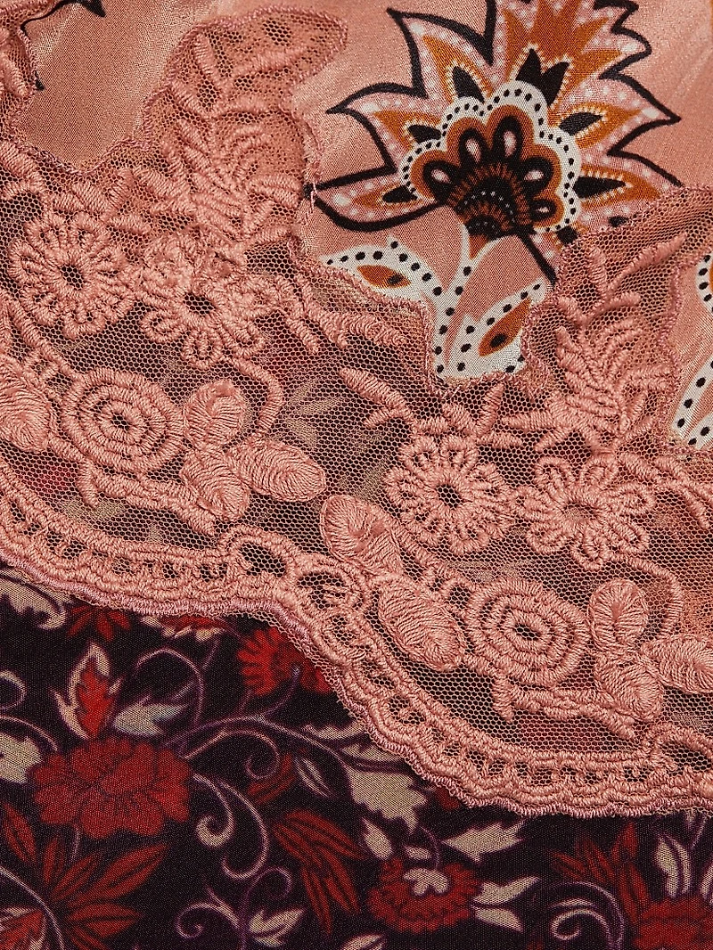 Glam Tapestry Maxi Dress