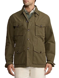 Cotton Twill Flap Pocket Jacket
