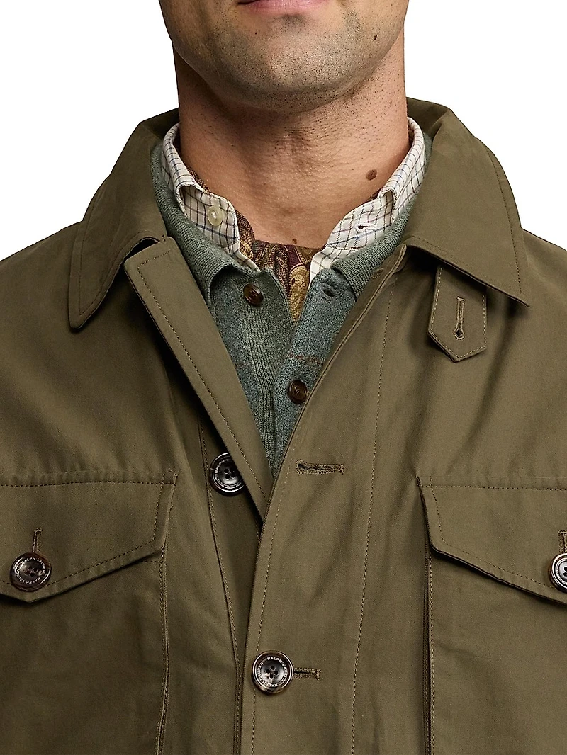 Cotton Twill Flap Pocket Jacket