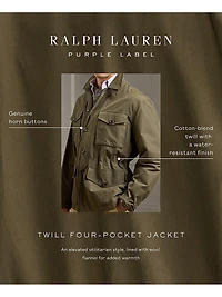 Cotton Twill Flap Pocket Jacket