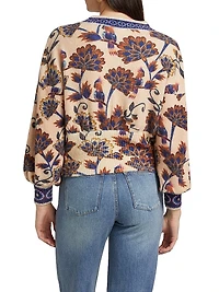 Ainika Floral Knit Cardigan