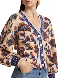 Ainika Floral Knit Cardigan