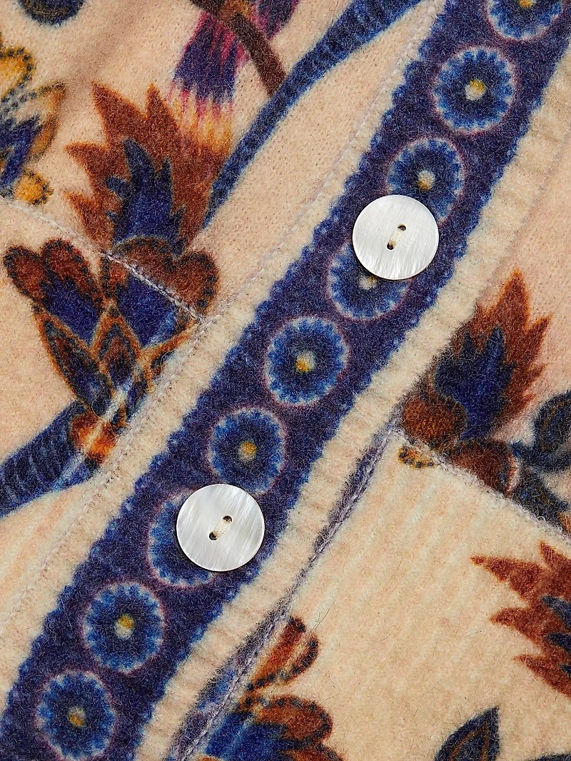 Ainika Floral Knit Cardigan
