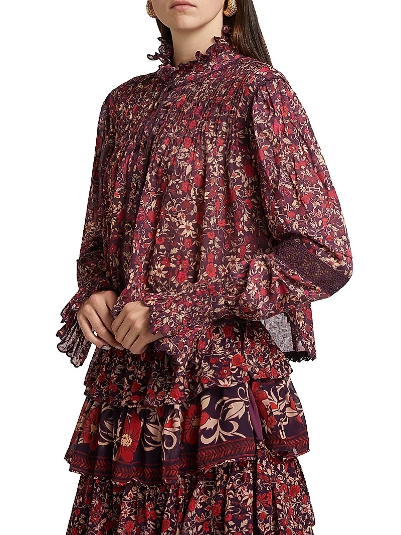 Chelsea Floral Cotton Blouse