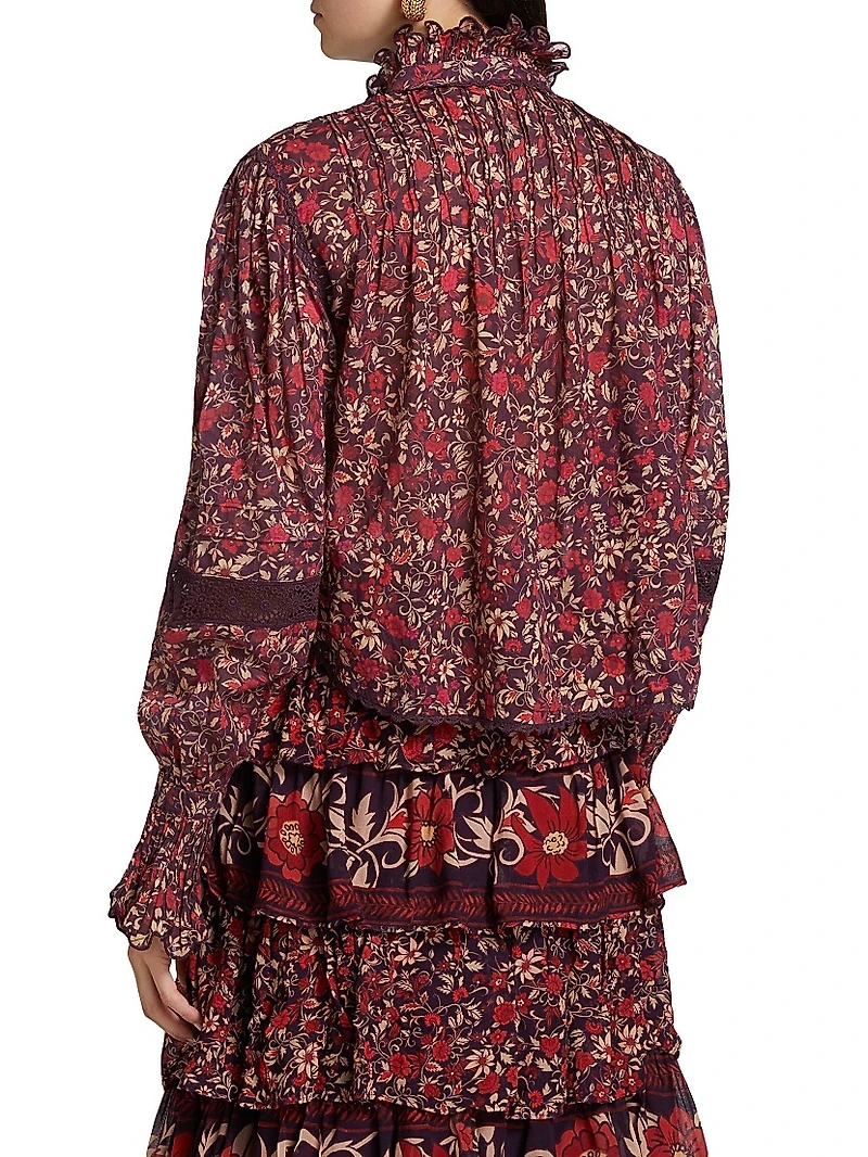 Chelsea Floral Cotton Blouse