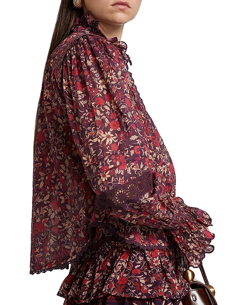 Chelsea Floral Cotton Blouse