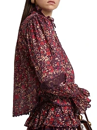 Chelsea Floral Cotton Blouse