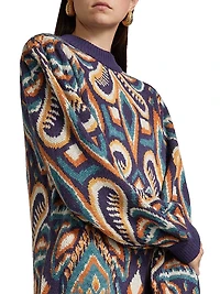 Pineapple Ikat Knit Dress