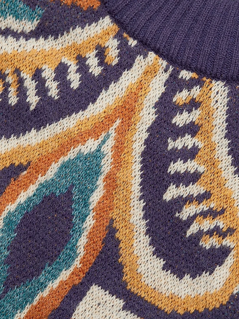 Pineapple Ikat Knit Dress