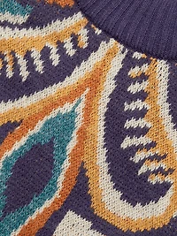 Pineapple Ikat Knit Dress